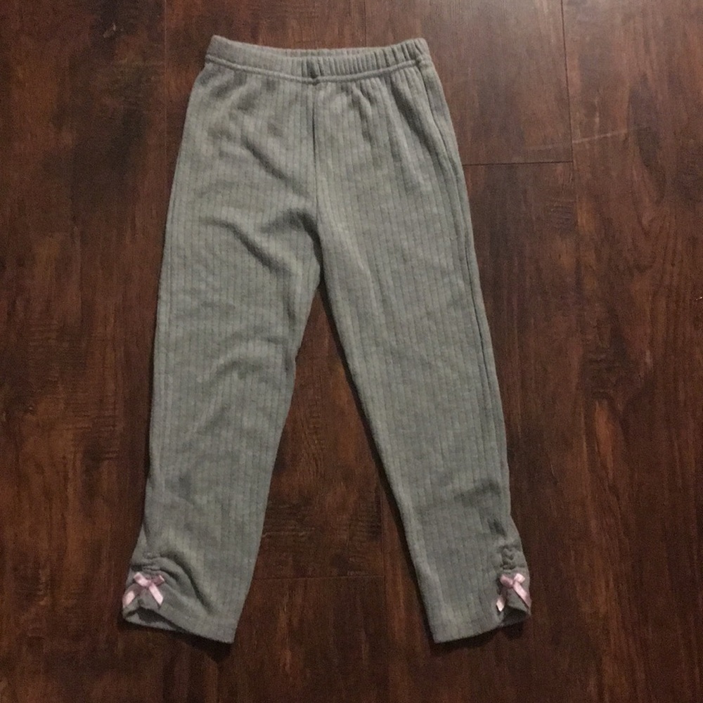Girls Gray cotton pants